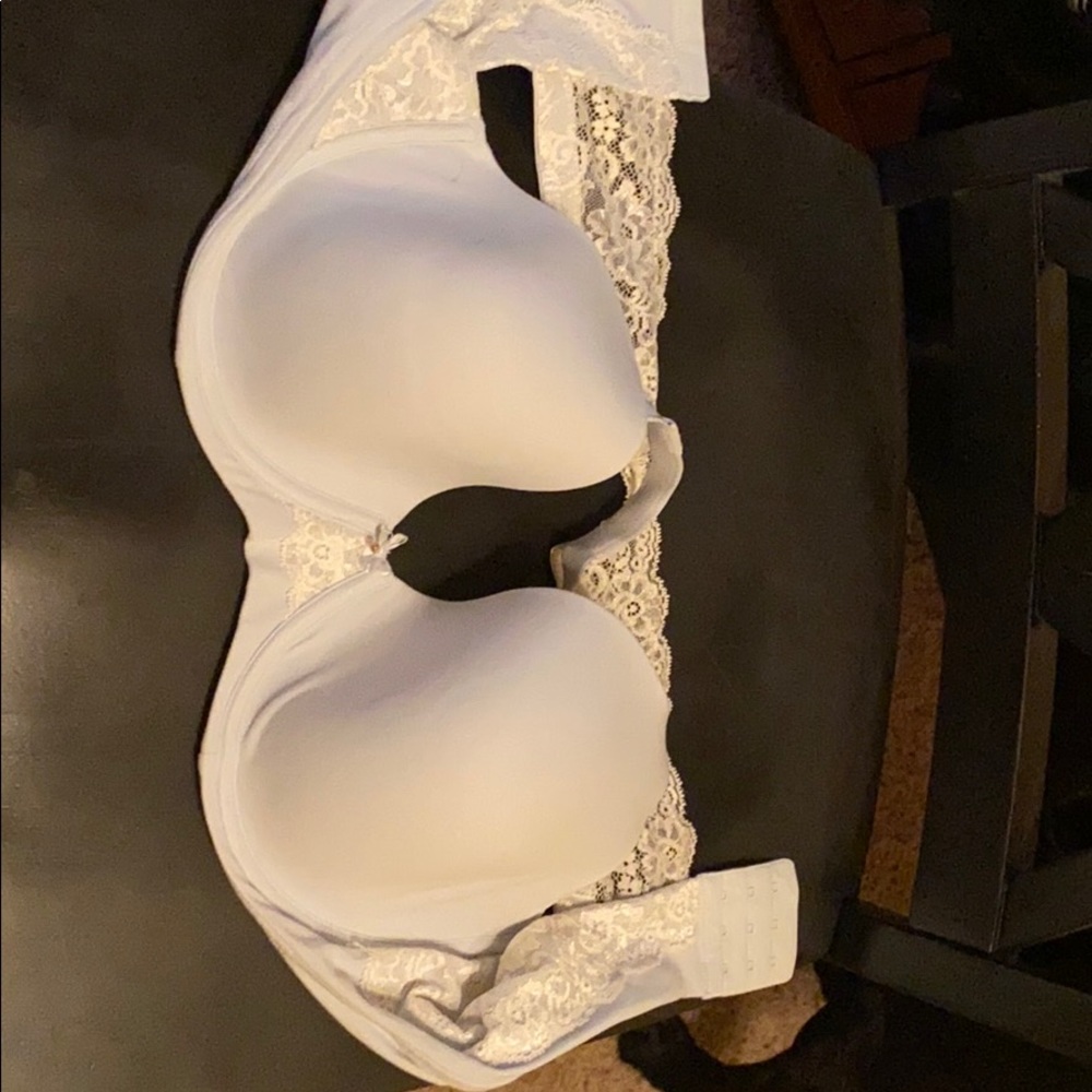 Baby blue lace bra